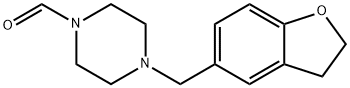 4-[(2,3-dihydro-5-benzofuranyl)methyl]piperazine-1-carbaldehyde