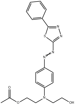 [2-[(2-hydroxyethyl)[4-[(5-phenyl-1,3,4-thiadiazol-2-yl)azo]phenyl]amino]ethyl] acetate