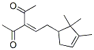 3-[2-(2,2,3-trimethylcyclopent-3-en-1-yl)ethylidene]pentane-2,4-dione
