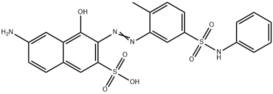6-amino-3-[[5-anilinosulphonyl-2-methylphenyl]azo]-4-hydroxynaphthalene-2-sulphonic acid