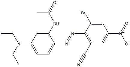 N-[2-[(2-溴-6-氰基-4-硝基-苯基)偶氮]-5-(二乙氨基)苯基]乙酰胺