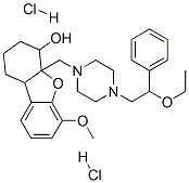 4a-[[4-(2-ethoxy-2-phenyl-ethyl)piperazin-1-yl]methyl]-6-methoxy-2,3,4 ,9b-tetrahydro-1H-dibenzofuran-4-ol dihydrochloride