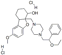 4a-[[4-(2-ethoxy-2-phenyl-ethyl)piperazin-1-yl]methyl]-8-methoxy-2,3,4 ,9b-tetrahydro-1H-dibenzofuran-4-ol dihydrochloride