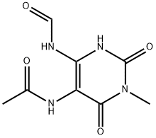 5-乙酰氨基-6-甲酰基氨基-3-甲基脲嘧啶