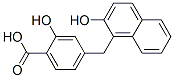 4-[(2-hydroxy-1-naphthyl)methyl]salicylic acid