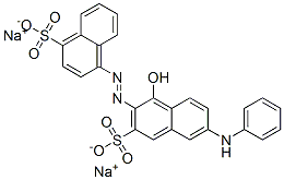 disodium 4-[[1-hydroxy-6-(phenylamino)-3-sulphonato-2-naphthyl]azo]naphthalenesulphonate