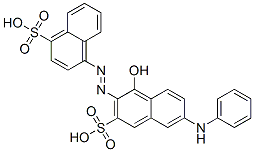 4-[[1-hydroxy-6-(phenylamino)-3-sulpho-2-naphthyl]azo]naphthalenesulphonic acid