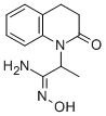 3,4-Dihydro-N-hydroxy-alpha-methyl-2-oxo-1(2H)-quinolineethanimidamide