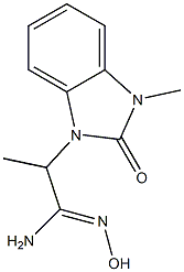 alpha-Methyl methyl-3 oxo-2 dihydro-2,3 1H-benzimidazole-1 acetamidoxi me [French]