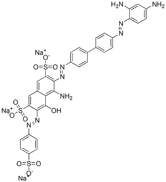 4-amino-3-[[4'-[(2,4-diaminophenyl)azo][1,1'-biphenyl]-4-yl]azo]-5-hydroxy-6-[(4-sulphophenyl)azo]naphthalene-2,7-disulphonic acid, sodium salt