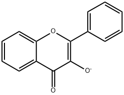 4H-1-Benzopyran-4-one,3-hydroxy-2-phenyl-,ion(1-)(9CI)