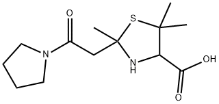 2,5,5-trimethyl-2-(2-oxo-2-pyrrolidin-1-yl-ethyl)thiazolidine-4-carbox ylic acid