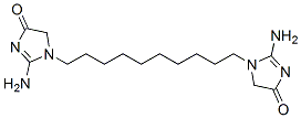 1,1'-(decane-1,10-diyl)bis[2-amino-1,5-dihydro-4H-imidazol-4-one]
