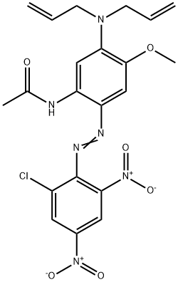 N-[2-[(2-氯-4,6-二硝基苯基)偶氮]-5-(二-2-丙烯基氨基)-4-甲氧基苯基]乙酰胺