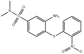 3-amino-N,N-dimethyl-4-[(2-nitrophenyl)thio]benzenesulphonamide