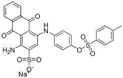 1-amino-9,10-dihydro-4-[4-[[(4-methylphenyl)sulphonyl]oxy]anilino]-9,10-dioxoanthracene-2-sulphonic acid, sodium salt
