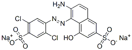 6-amino-5-[(2,5-dichloro-4-sulphophenyl)azo]-4-hydroxynaphthalene-2-sulphonic acid, sodium salt