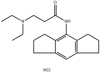 3-diethylamino-N-(1,2,3,5,6,7-hexahydro-s-indacen-4-yl)propanamide hyd rochloride