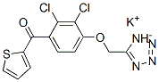 [2,3-dichloro-4-(1H-tetrazol-5-ylmethoxy)phenyl]-2-thienylmethanone, potassium salt