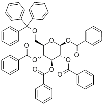 四-O-苯甲酰基-6-O-三苯甲基-BETA-D-吡喃葡萄糖