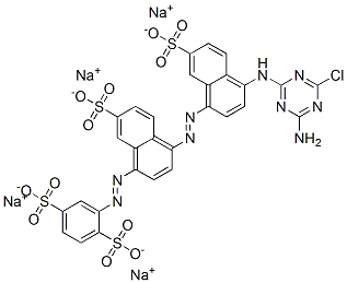 tetrasodium 2-[[4-[[4-[(4-amino-6-chloro-1,3,5-triazin-2-yl)amino]-7-sulphonato-1-naphthyl]azo]-7-sulphonato-1-naphthyl]azo]benzene-1,4-disulphonate