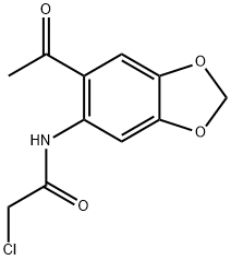 2-氯-N-(6-乙酰-1,3-苯并二唑-5-基)乙酰胺