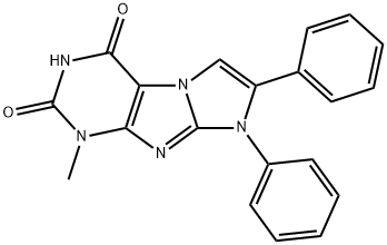 1-methyl-7,8-diphenyl-1H-imidazo[2,1-f]purine-2,4(3H,8H)-dione