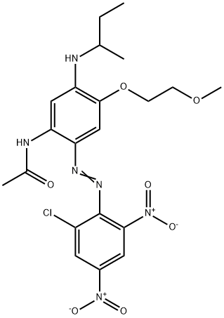 N-[2-[(2-chloro-4,6-dinitrophenyl)azo]-4-(2-methoxyethoxy)-5-[(1-methylpropyl)amino]phenyl]acetamide