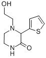 4-(2-Hydroxyethyl)-3-(2-thienyl)piperazinone