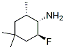 Cyclohexanamine, 2-fluoro-4,4,6-trimethyl-, (1alpha,2beta,6alpha)- (9CI)