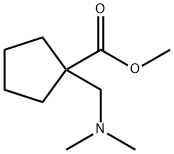 Cyclopentanecarboxylic acid, 1-[(dimethylamino)methyl]-, methyl ester (9CI)