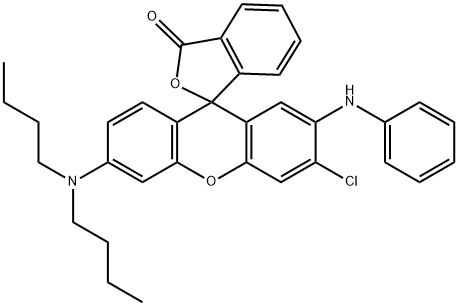 2-(2-氯苯胺基)-6-二(正丁基氨基荧烷)