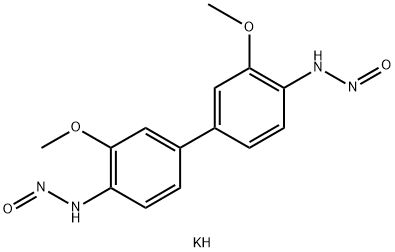 dipotassium 3,3'-dimethoxy-N,N'-dinitrosobiphenyl-4,4'-diamide