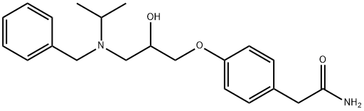 4-[2-hydroxy-3-[benzyl(isopropyl)amino]propoxy]phenylacetamide