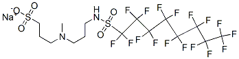 sodium 3-[[3-[[(heptadecafluorooctyl)sulphonyl]amino]propyl]methylamino]propanesulphonate