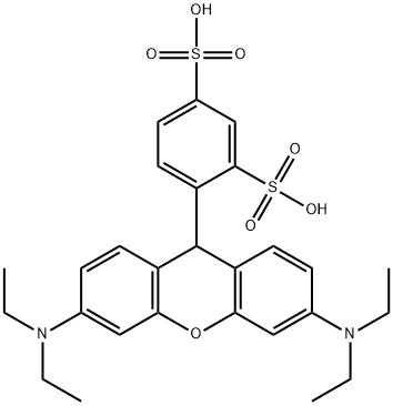 4-[3,6-bis(diethylamino)-9H-xanthen-9-yl]benzene-1,3-disulphonic acid