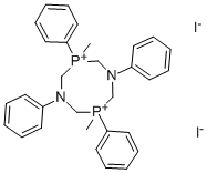 3,7-Dimethyl-1,3,5,7-tetraphenyl-1,5,3,7-diazadiphosphocinium diiodide