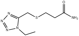 3-(((1-Ethyl-1H-tetrazol-5-yl)methyl)thio)propanamide