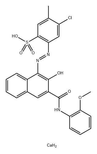 calcium bis[6-chloro-4-[[2-hydroxy-3-[(2-methoxyphenyl)carbamoyl]-1-naphthyl]azo]toluene-3-sulphonate]