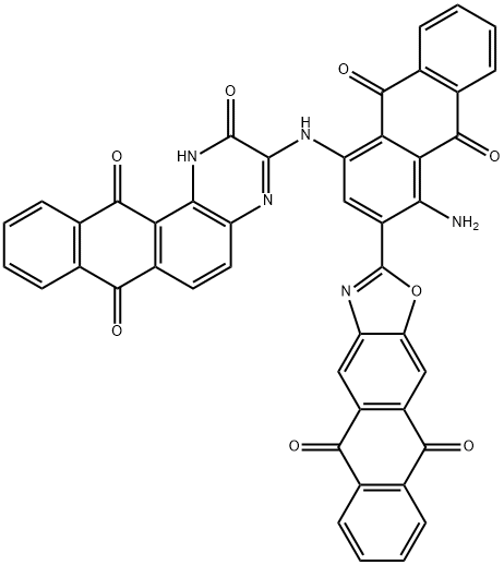 3-[[4-amino-3-(5,10-dihydro-5,10-dioxoanthra[2,3-d]oxazol-2-yl)-9,10-dihydro-9,10-dioxo-1-anthryl]amino]naphth[2,3-f]quinoxaline-2,7,12(1H)-trione