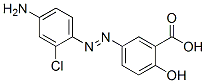5-[(4-amino-2-chlorophenyl)azo]salicylic acid