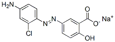 sodium 5-[(4-amino-2-chlorophenyl)azo]salicylate
