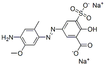 5-[(4-amino-5-methoxy-o-tolyl)azo]-3-sulphosalicylic acid, sodium salt