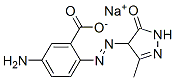 sodium 5-amino-2-[(4,5-dihydro-3-methyl-5-oxo-1H-pyrazol-4-yl)azo]benzoate