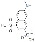 6-(methylamino)naphthalene-1,3-disulphonic acid