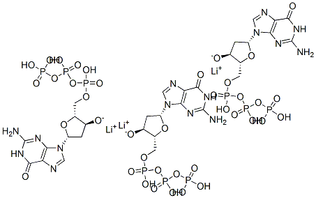 Guanosine 5'-(tetrahydrogen triphosphate), 2'-deoxy-, trilithium salt