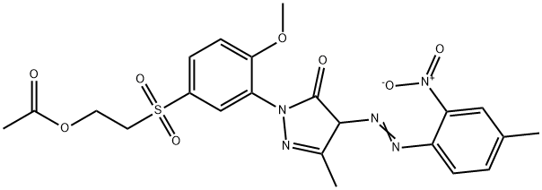 2-[5-[[2-(acetoxy)ethyl]sulphonyl]-2-methoxyphenyl]-2,4-dihydro-5-methyl-4-[(4-methyl-2-nitrophenyl)azo]-3H-pyrazol-3-one