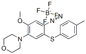 5-methoxy-4-(morpholin-4-yl)-2-[(p-tolyl)thio]benzenediazonium tetrafluoroborate