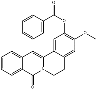 8H-Dibenzo[a,g]quinolizin-8-one,  2-(benzoyloxy)-5,6-dihydro-3-methoxy-