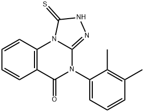 4-(2,3-二甲基苯基)-1-硫烷基-4H,5H-[1,2,4]三唑并[4,3-A]喹唑啉-5-酮